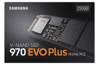 SSD 250GB Samsung M.2 PCI-E NVMe 970 EVO Plus retail