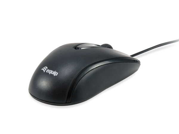 Equip Optische Maus USB-C Komp. Rechts-Linkshänder 1.5m sw